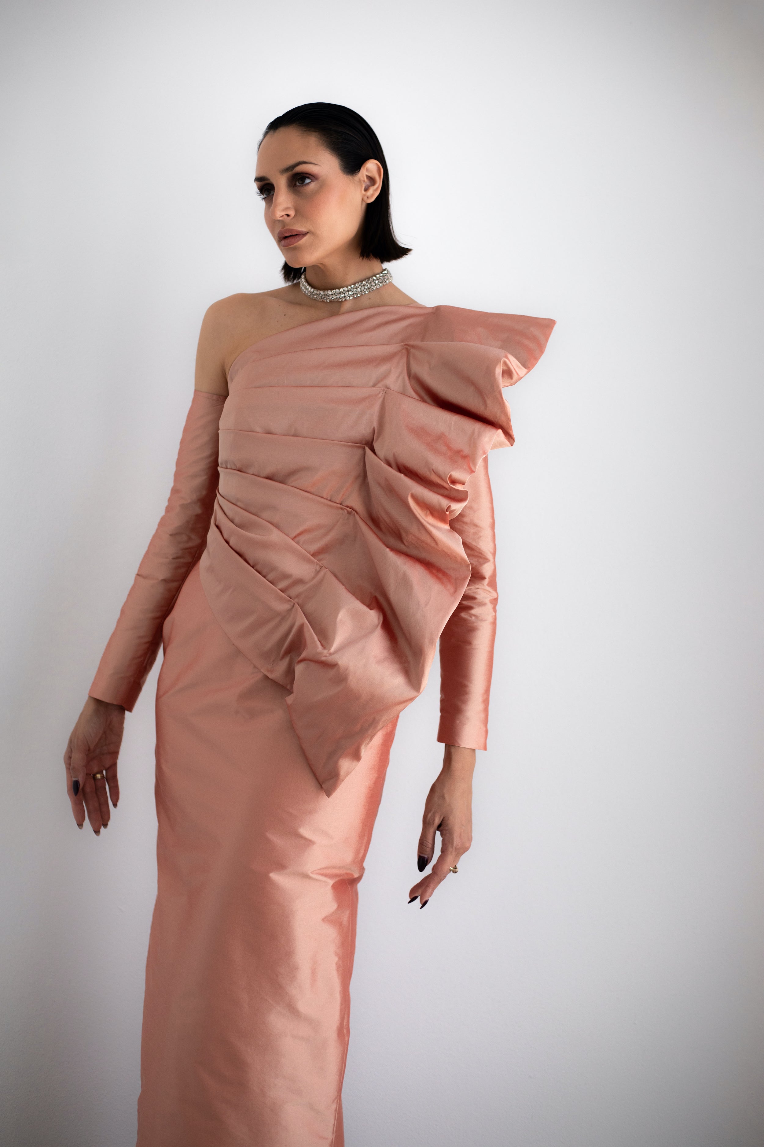 VESTIDO SAFIRA SALMON