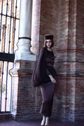 VESTIDO ASYM BROWN